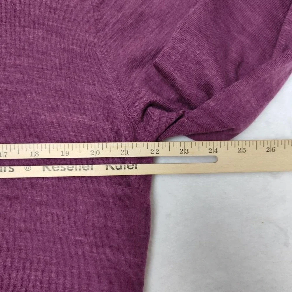 Peter Millar Sweater Mens XL Purple 1/4 Zip Mock Neck Tight-Knit Italy Golf HOLE